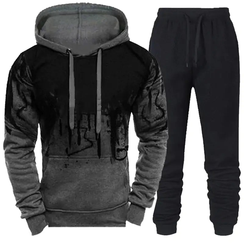 Tracksuit casual Hoodie and Pants Set