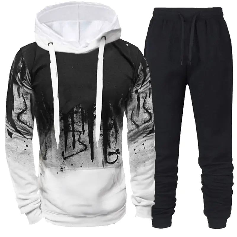 Tracksuit casual Hoodie and Pants Set