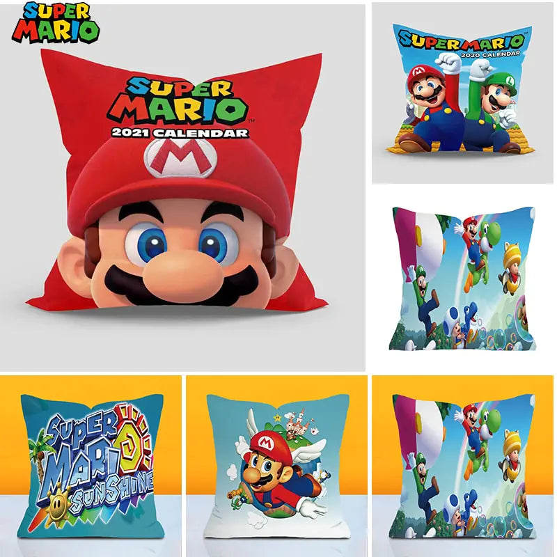 Super Mario Bros Pillow with Cover