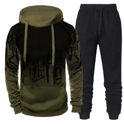 Tracksuit casual Hoodie and Pants Set