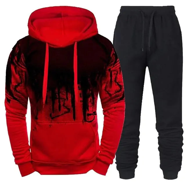 Tracksuit casual Hoodie and Pants Set